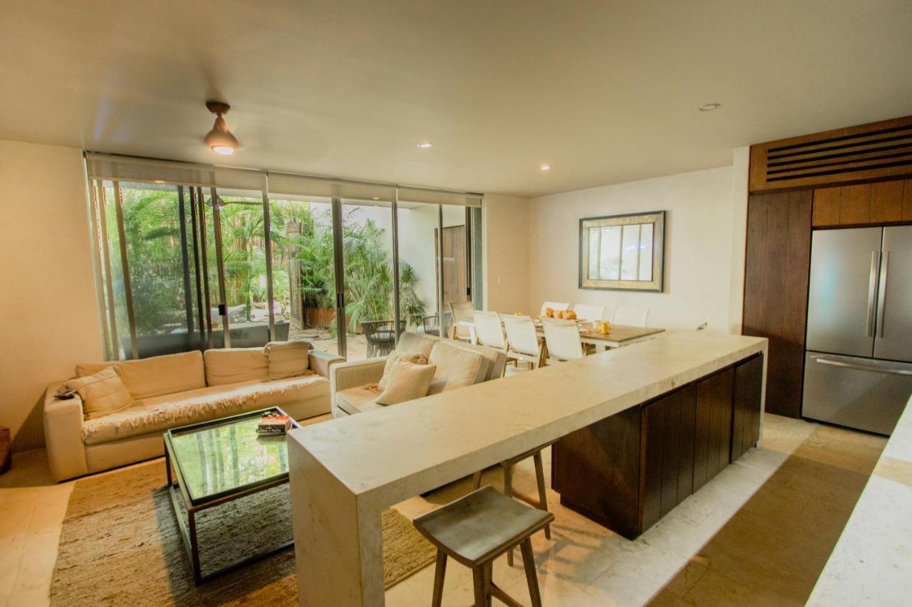 Ideal 4 Groups Aldeazama 2Br 10Pax Apt Papaya Playa Tulum Exterior foto